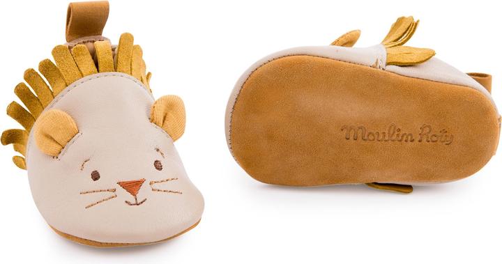 Immagine prodotto Moulin Roty Stivaletti in pelle beige leone 0/6 mesi, Sous mon Baobab (16, 17)