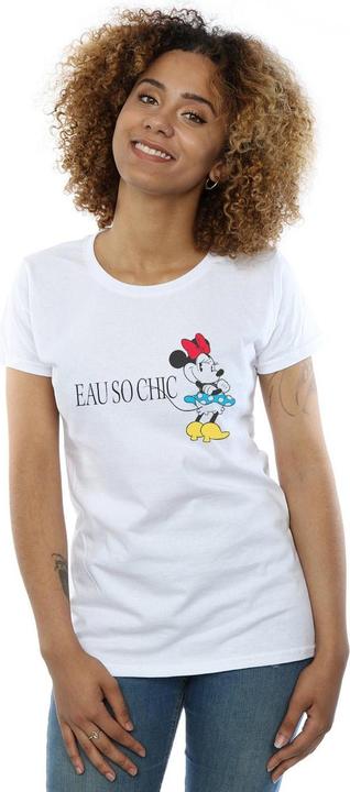 Actual product image Disney Womens/Ladies Minnie Mouse Eau So Chic Cotton T-Shirt (XL)