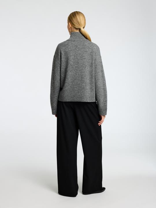 Image du produit Selected Femme Pull demi-zip en tricot (L)