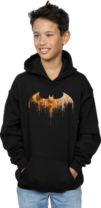 Produktbild Batman Arkham Knight Halloween Moon Logo Fill Kapuzenpullover Jungen (140, 146)