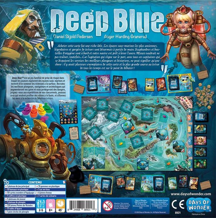 Actual product image Days of Wonder Deep Blue (French)