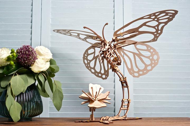 Actual product image Ugears Mechanical butterfly (161 pieces)