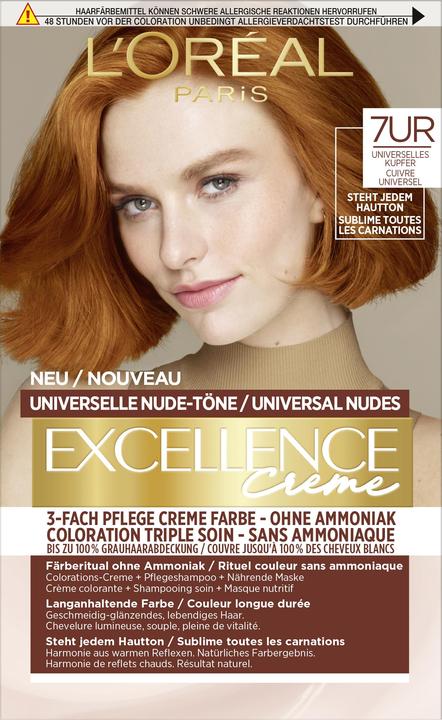 Immagine prodotto L'Oréal Paris Eccellenza Universale Nuda (7U, Rame universale)