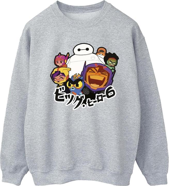 Produktbild Disney Big Hero 6 Baymax Group Manga Sweatshirt (XXL)