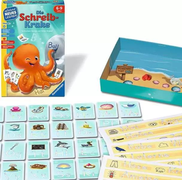Immagine prodotto Ravensburger 24683 - Il polpo scrivente - gioco educativo per bambini, gioco per imparare a scrivere per bambini (Tedesco)