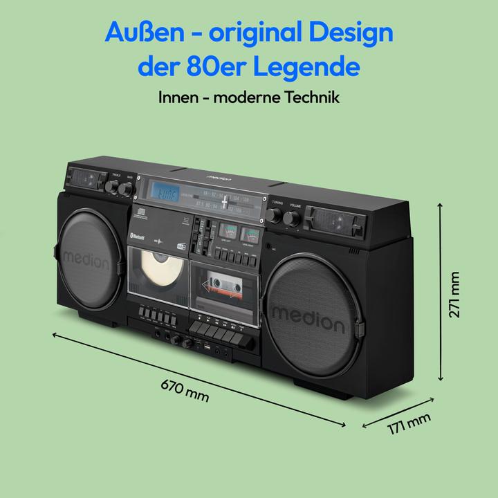 Actual product image Medion LIFE P66538 (DAB+, FM, Bluetooth)