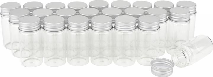 VBS XXL Gläschen mit Schraubverschluss, ca. 25 ml, 24 Stück
