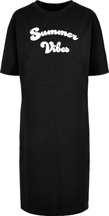 Merchcode Ladies Summer Vibes Oversized Slit Tee Dress - 118911
