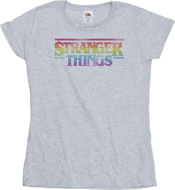 Image du produit Netflix - T-shirt STRANGER THINGS RAINBOW DOT LOGO - Femme (XL)