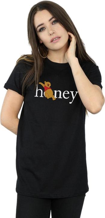 Actual product image Disney Womens/Ladies Winnie The Pooh Honey Cotton Boyfriend T-Shirt (L)