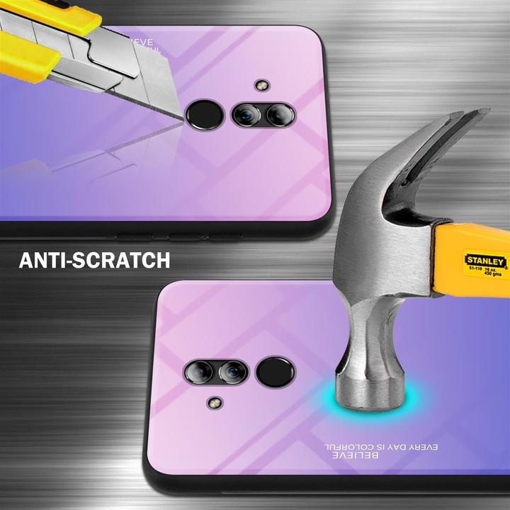 Actual product image Cadorabo TPU 2 colors glass cover (Mate 20 Lite)