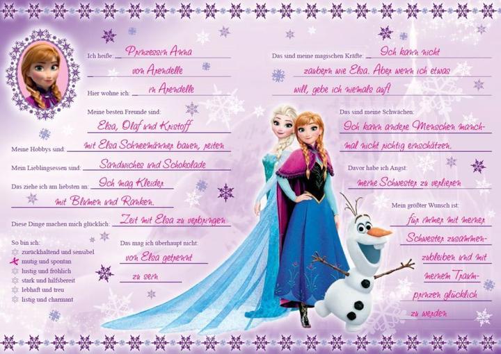 Actual product image Panini Disney Die Eiskönigin: Mein Elsa-Freundebuch (German, Disney, Walt., 2015)