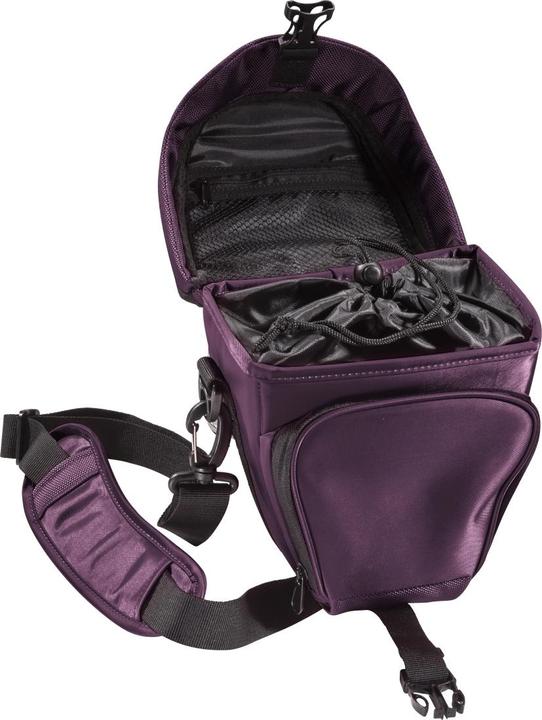 Actual product image mantona Premium colt bag purple (Camera shoulder bag, Kamera Bereitschaftstasche)