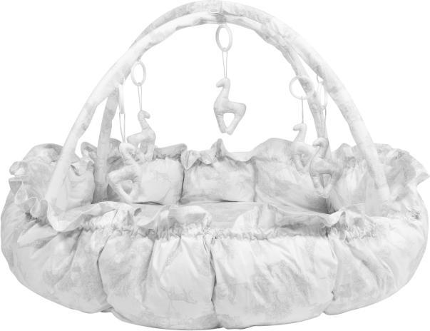 Actual product image Bjällra of Sweden Baby Island Playmat Grey