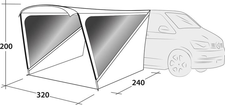 Produktbild Outwell Touring Shelter (Vorzelt, 6.70 kg)