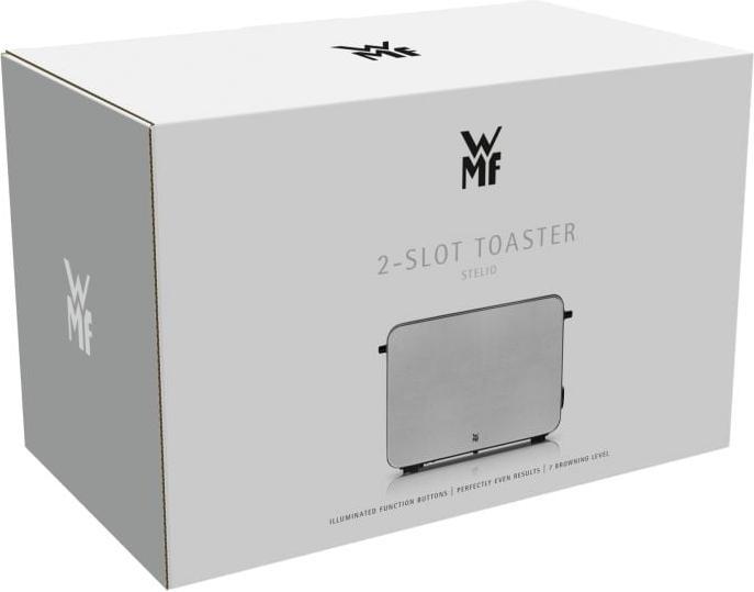 Image du produit WMF Stelio Grille-pain à double fente avec support à petits pains et fonction bagel