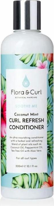 Flora & Curl Coconut Mint Curl Refresh Conditioner (300 ml)
