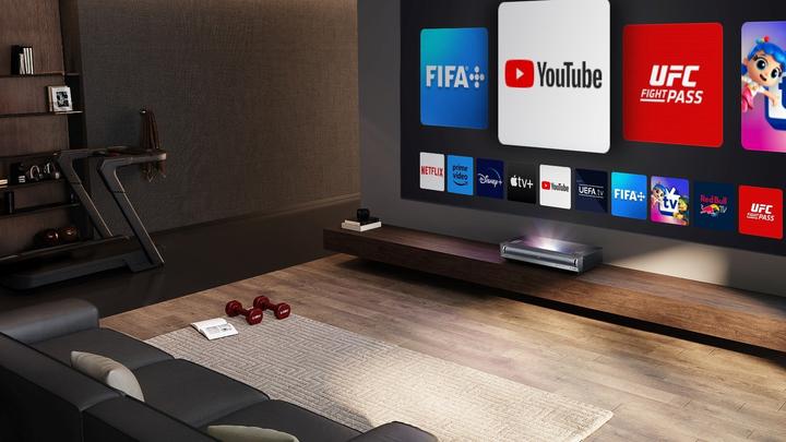 Produktbild Hisense LASER TV PX3 80-150 4K (UHD, 3000 lm, 0.22	:1)