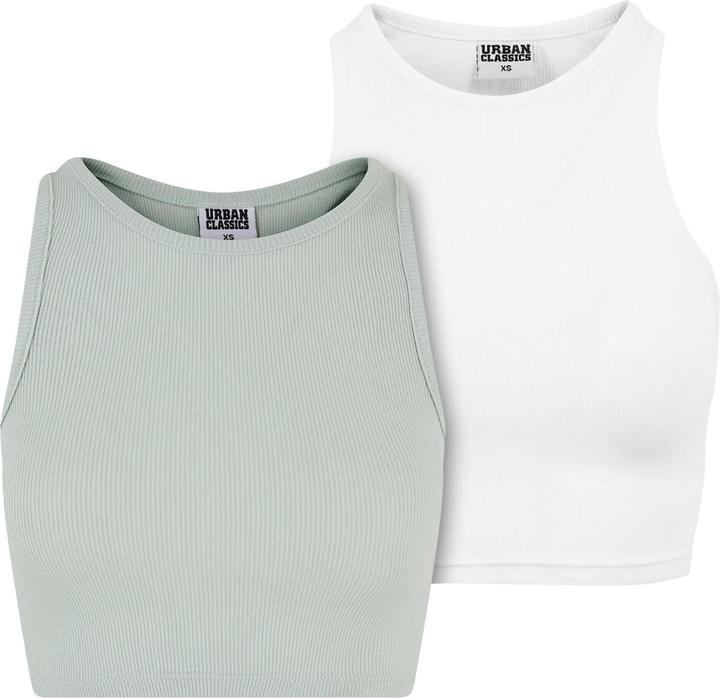 Image du produit Urban Classics Ladies Cropped Rib Top 2-Pack - 19707 (L, XXL)