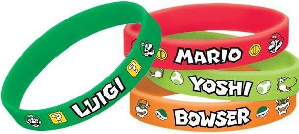 Image du produit Amscan Bracelets Super Mario Bross (6pcs)