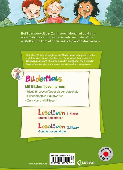 Actual product image Bildermaus - Wackelzahngeschichten (German, Annette Moser, Sandra Reckers, Loewe first readers, 2020)