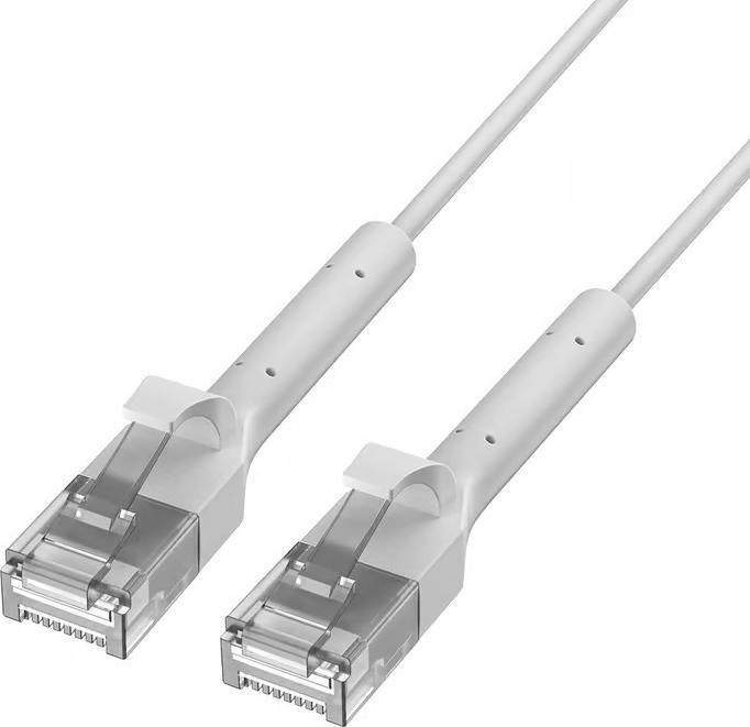 Produktbild Extralink Lan Patchkabel Cat.6 U/Ftp 1m 1gbit Biegsam Umhüllt Folie Twistepar Reines Kupfer Weiss (CAT6, 1 m)