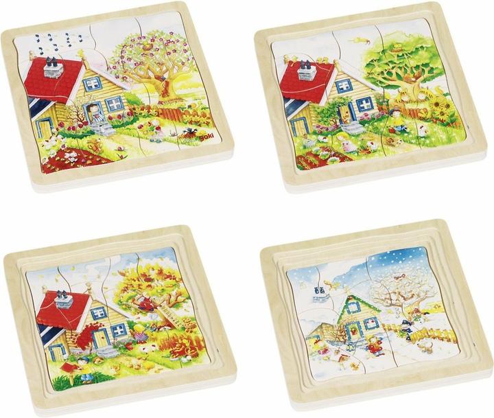 Immagine prodotto Goki Stratificare le stagioni del puzzle (54 pezzi)