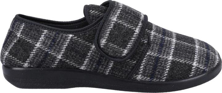 Actual product image GBS Med Mens Gerald Classic Checked Slippers (42)