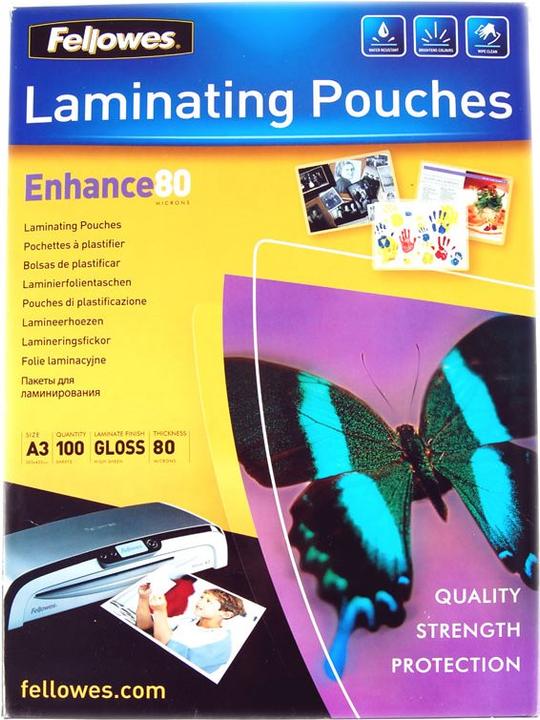 Actual product image Fellowes Enhance 80 (A3, 100 Piece, 80 µm)