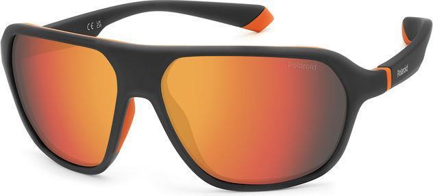 Matte black orange