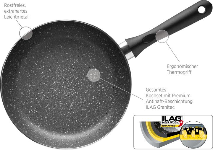 Productafbeelding Mäser Izar (24 cm, Koekenpan, Aluminium)