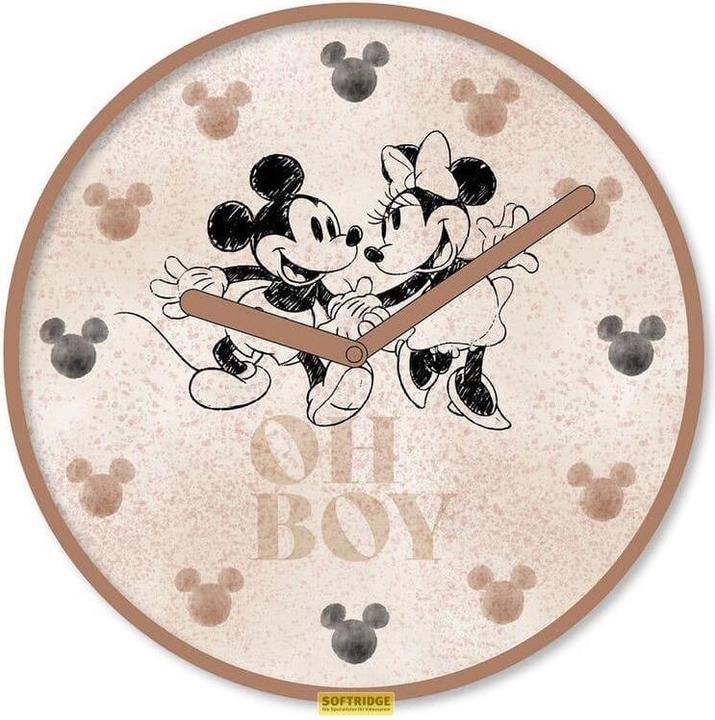 Actual product image Pyramid Orologio Muro Mickey Mouse Blush Clock 25cm (25 cm)