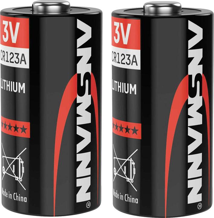 Actual product image Ansmann Lithium battery CR13 (1 pcs., RCR123A, 1500 mAh)