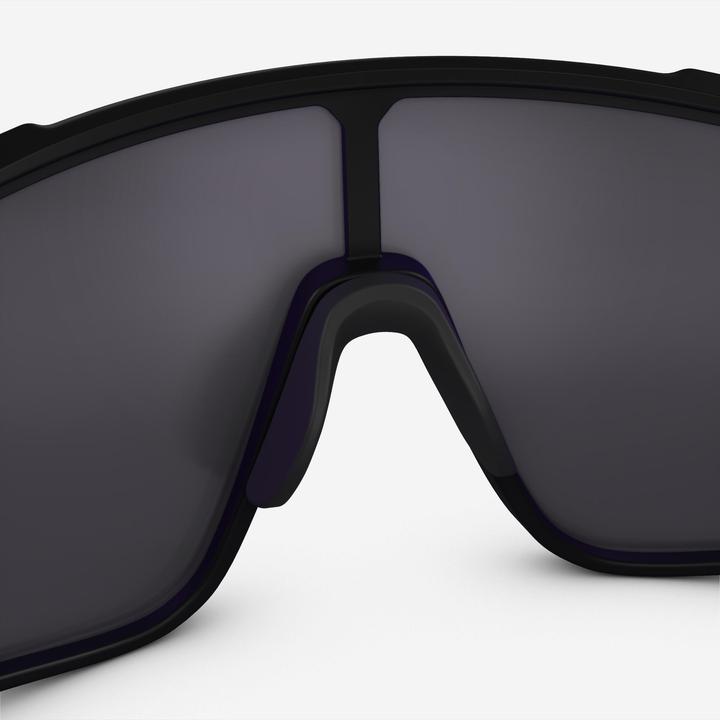 Actual product image Quechua Sunglasses High Resolution Full LENS - MH900 Category 4 black (Black, Black)