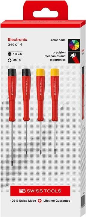 Image du produit PB Swiss Tools Jeux de tournevis (Vis fendues, Recouvrement cruciforme Phillipps (PH))