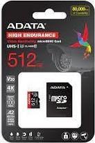 Image du produit Adata High Endurance 512 Go microSDXC (UHS-I U3, Class 10, V30, A2) (512 Go, microSDXC, U3, UHS-I)