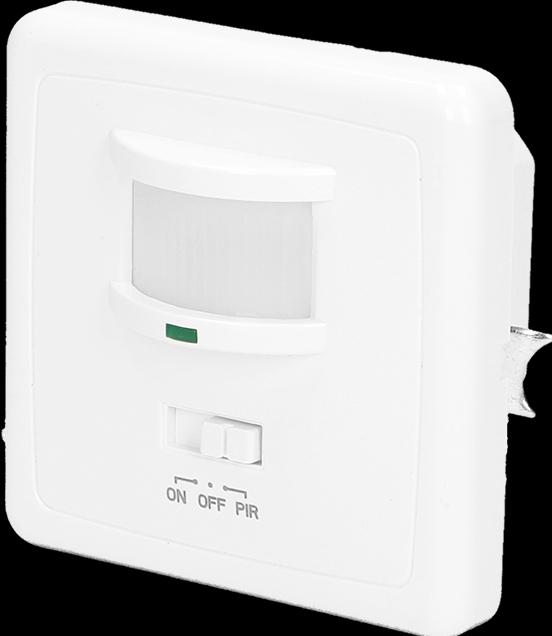 Image du produit Orno OR-CR-205 Détecteur de mouvement encastré Intérieur avec interrupteur 160 degrés IP20 Blanc (9 m)