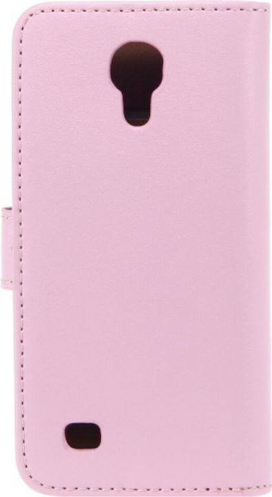 Actual product image OEM Slim Leather Book Case for Galaxy S4 mini - pink 4250710507795 (Samsung Galaxy S4 Mini I9195, Samsung Galaxy S4 Zoom)