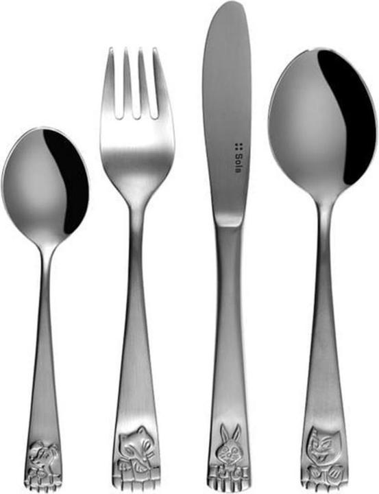 Actual product image Sola Children's cutlery set Lusol 755 Elite 4 pcs, silver
