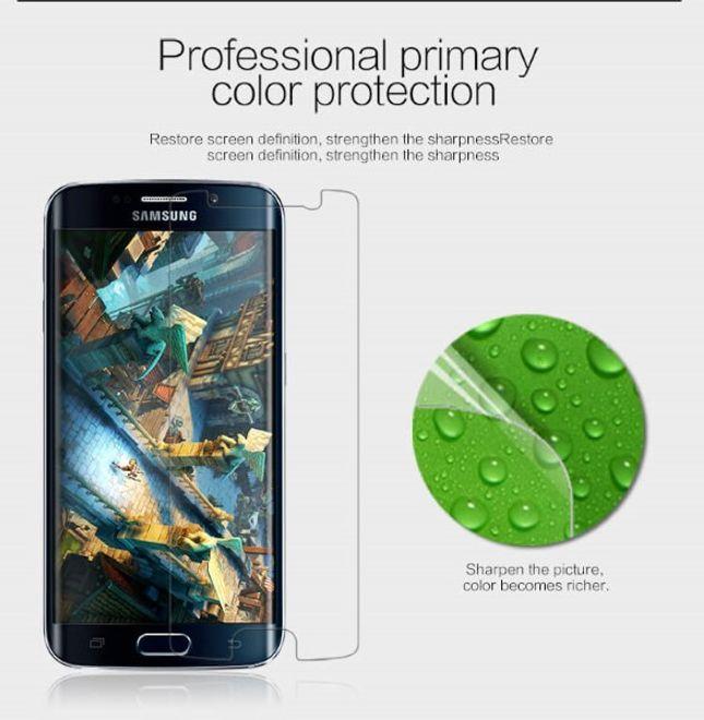 Actual product image Nillkin Super Clear (1 Piece, Samsung Galaxy S6 Edge)