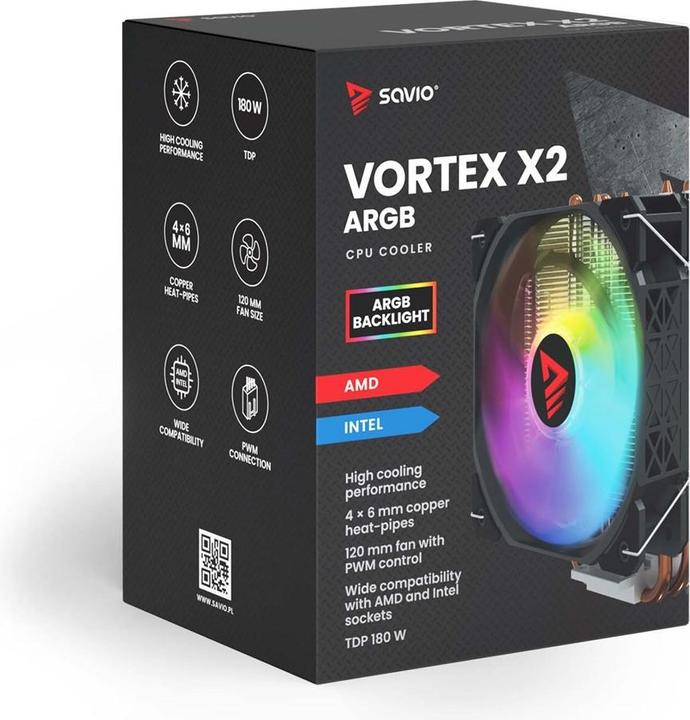 Image du produit Savio Savgcovortexx2argb
