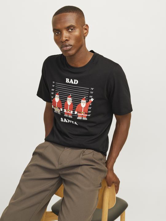 Actual product image Jack & Jones X-mas round neck T-shirt T-shirt (M)