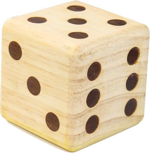 Immagine prodotto Casinoshop Cubo di legno jumbo (1 cubo)