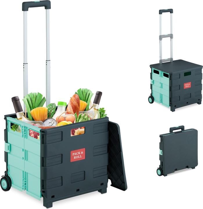 Image du produit Relaxdays Chariot-de-courses