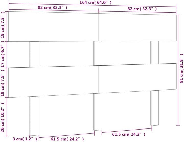 Image du produit VidaXL Lashonda (164 x 3 x 81 cm)