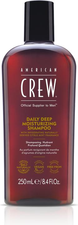 American Crew Shampoo uomo idratante profondo quotidiano 250 ml (250 ml, Shampoo liquido)