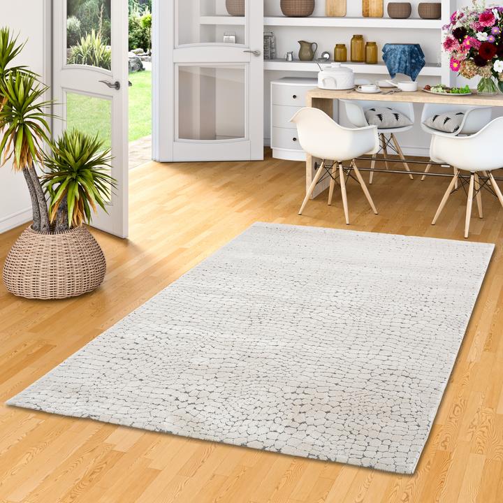 Actual product image Pergamon Venezia luxury designer carpet stone look (160 x 230 cm)