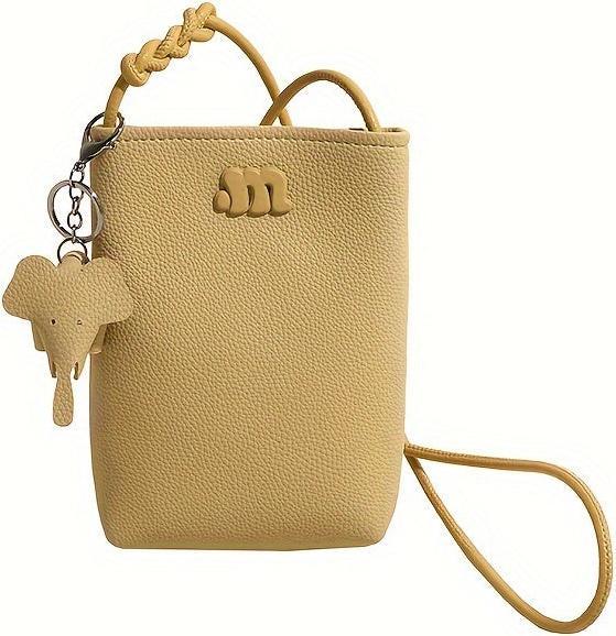 Produktbild Only-Bags.Store Niedliche Mini-Kreuztasche, Elefanten-Handy-Tasche, Mode Eimer Umhängetasche