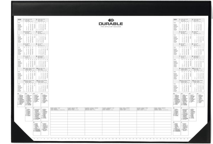 Durable Desk pad with calendar pad (59 x 42 cm)