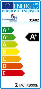 Label énergétique Scharnberger+Hasenbein Lampe LED (GY6.35, 1.30 W, 146 lm, 1 x, F)